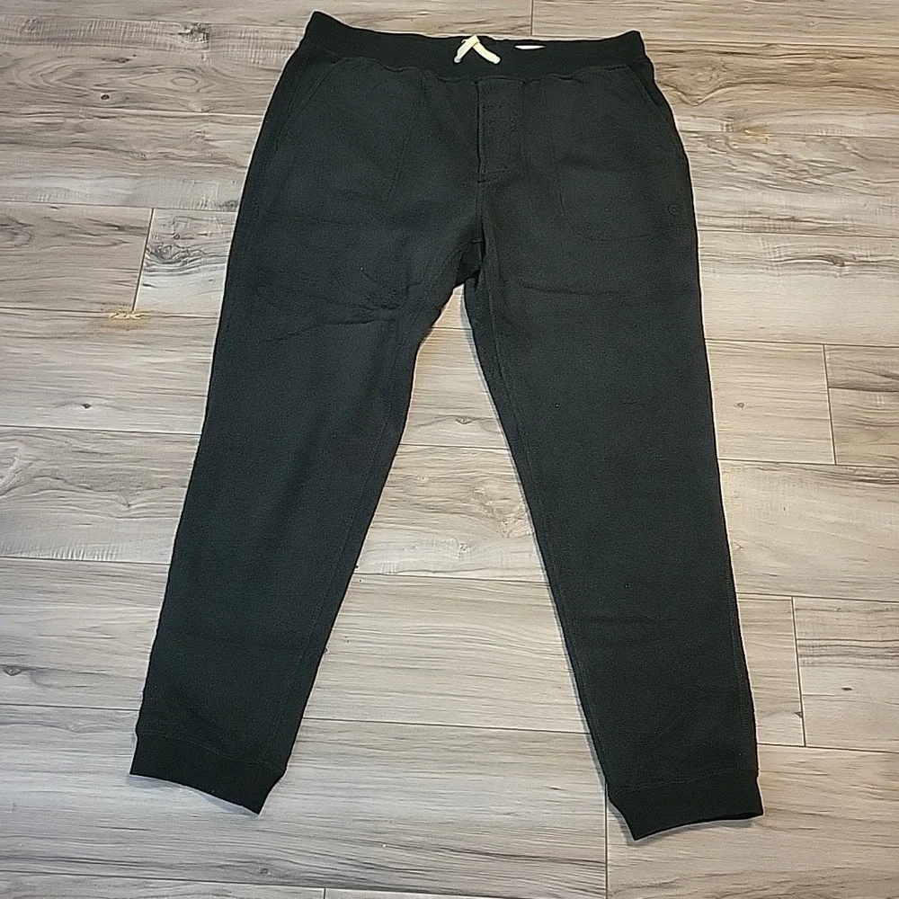 Outerknown Hightide‎ Terry Sweatpants Black Men's Size XL 1620018 NEW